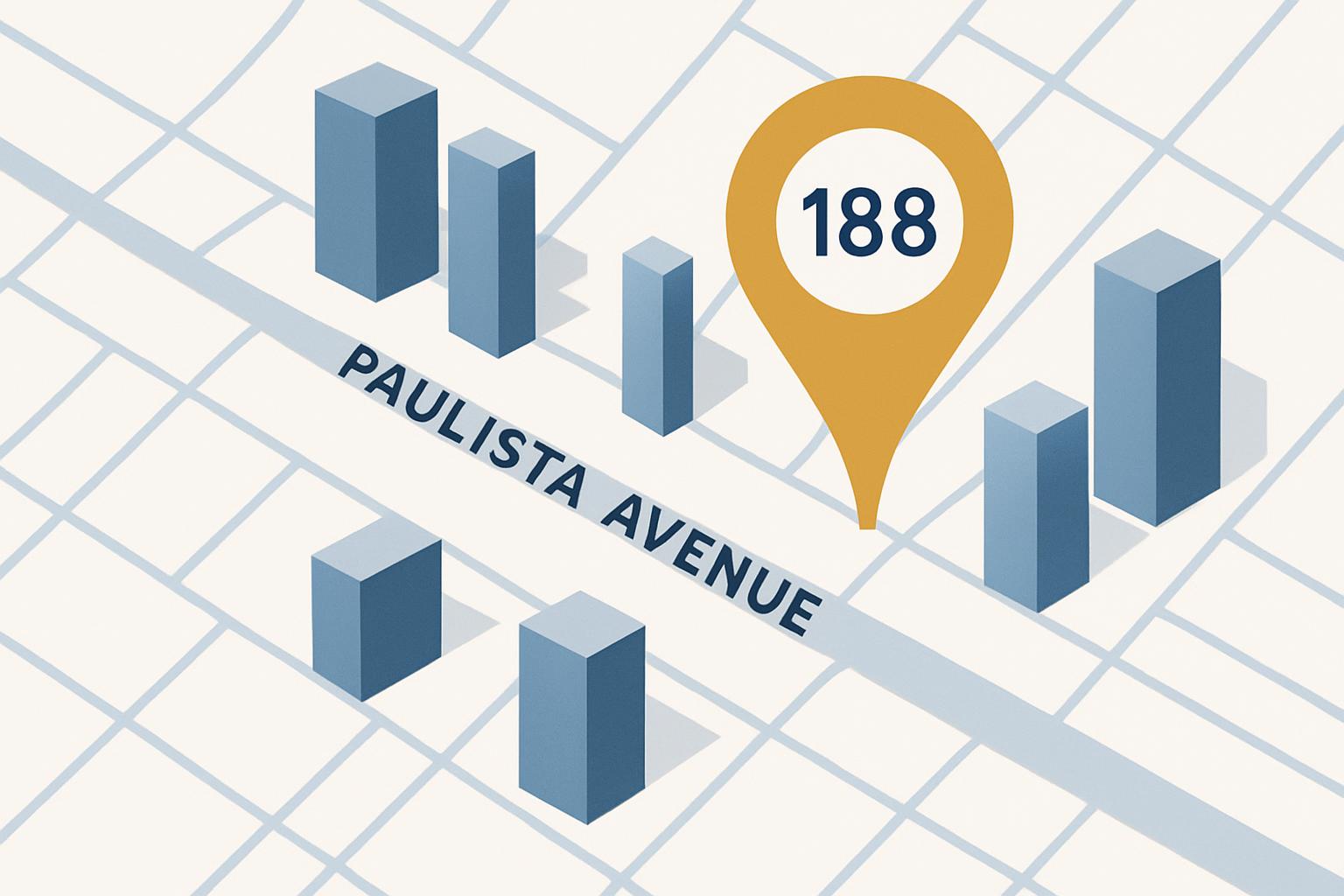 Localização OAviso Advocacia - Av. Paulista, 188